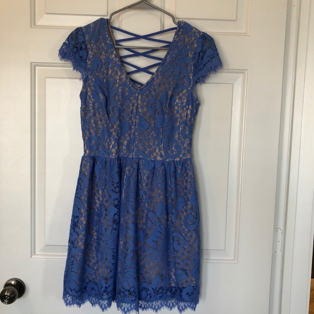 Blue Lace Dress!